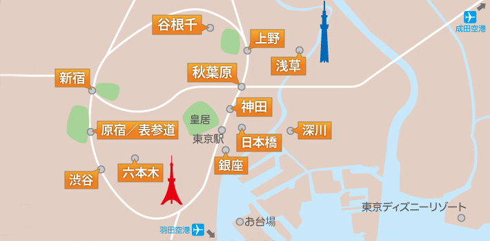 TOKYO MAP